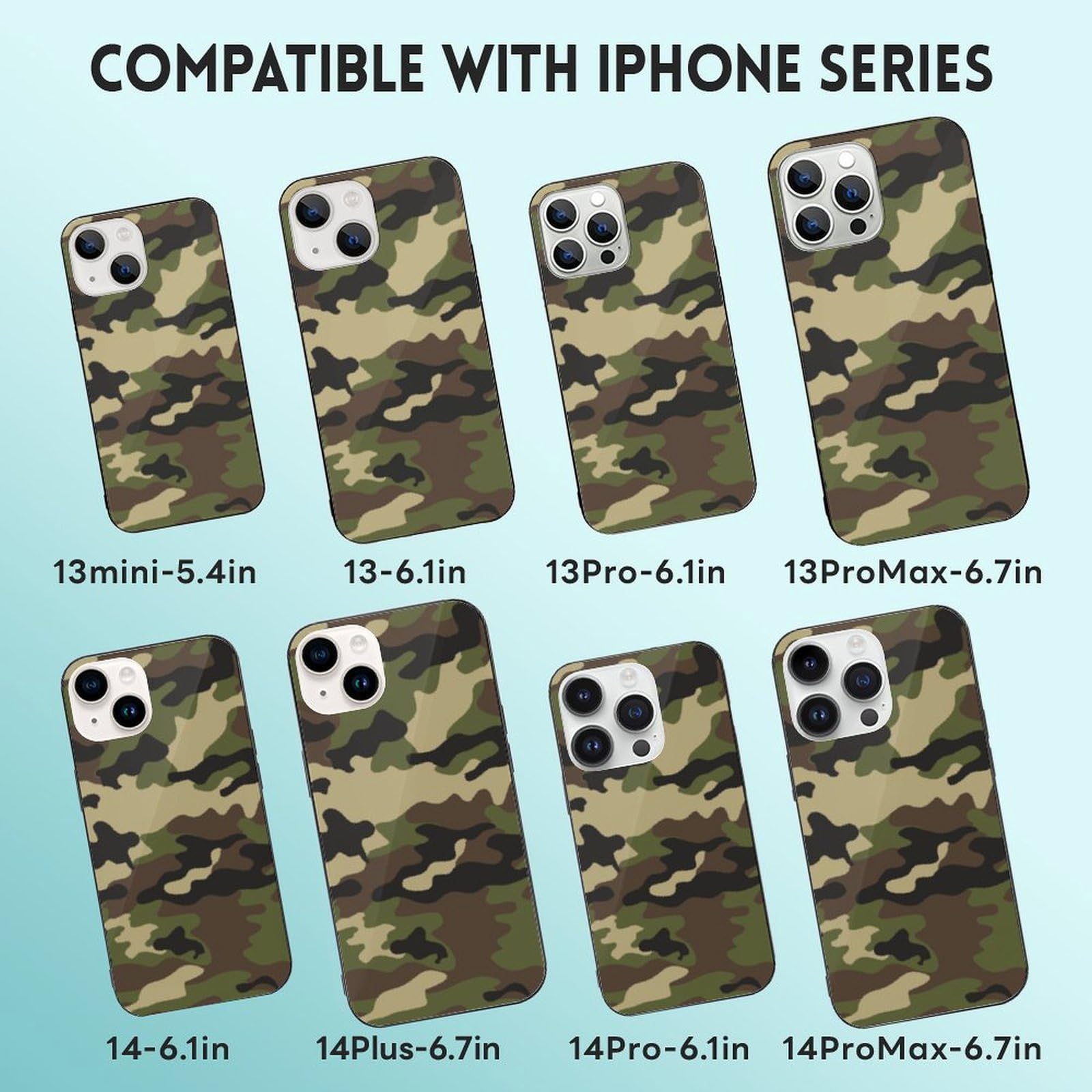 Amazon.co.jp: 迷彩柄 カモフラージュ (7) スマホケース iPhone 7P/8P